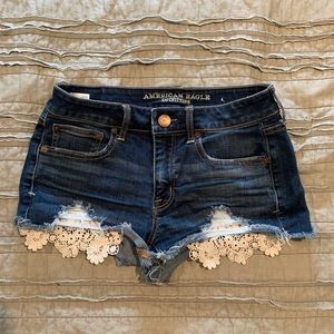 American Eagle Distressed Jean Short